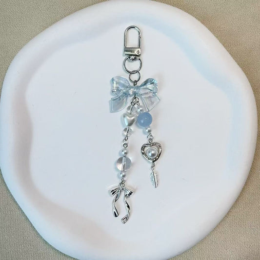 [Warm Winter] Ice Clear Minimalist Phone Charm & Keychain