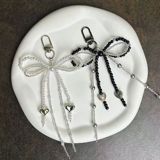 [Stardust Knot] Heavy Industry Handmade Elegant Crystal Bow for Phone Charm, Keychain or Bag Charm