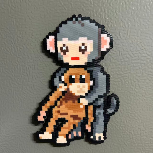 [Punch]Punch the Monkey Handmade Fridge Magnet – Kawaii Japanese Zoo Star